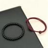 New Lucky 2Pcs Bracelet Set For Men Selected Grade A 3mm Milan String Charm Braslet Handmade Braided Friendship Braclet Homre