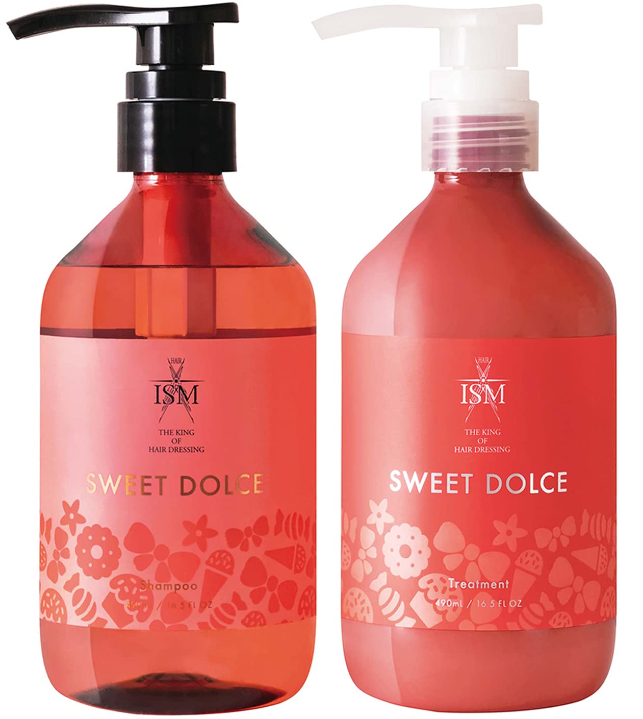 

ISM Shampoo & Treatment Set Sweet Dolce 490ml each