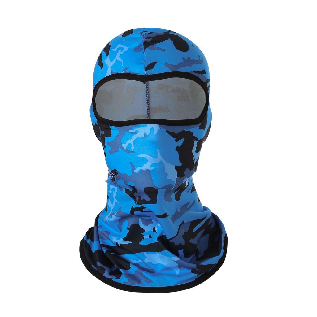 Summer Ice Silk Sunscreen Face Mask: Windproof Dustproof Balaclava for Cycling, Biking, and Outdoor Sports