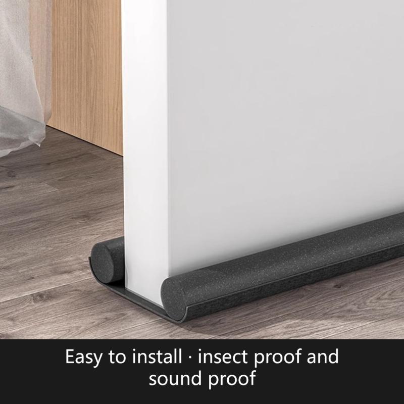 Thickened Door Bottom Seal Strips for Home Use Double Sided Designs Offer Noise and Dust Protective Easy To Installion