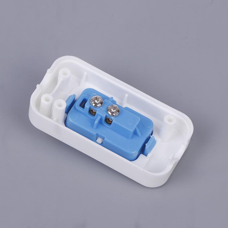 1/5Pcs Small Rocker Button Wiring Switch White Hand Pinch Bedside Small Appliance Push Button Boat Shape Switch