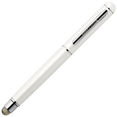 Zebra Stylus U4 Kugelschreiber mit Touch-Stift, Weiß, P-ATU4-W