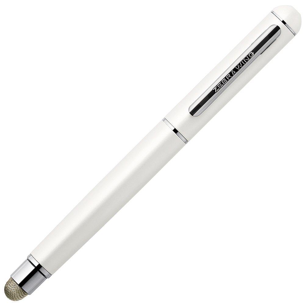 

Zebra Stylus U4 Ballpoint Pen with Touch Pen, White, P-ATU4-W