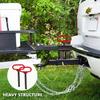 2Pcs Lawn Mower Trailer Hitch Pin 3/8 X 4 Inch Trailer Gate Pin, Heavy Duty Towing Hitch Pin With Rubber Coated, Garden Tractor Trailer Hitch Pin For