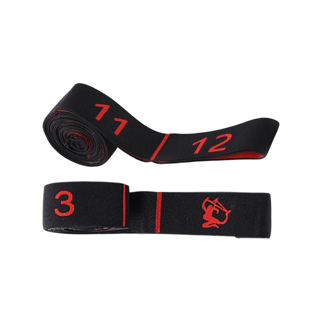 Stretch with Numbered Loops for Yoga Pilates Physical and Strength Training Exercise