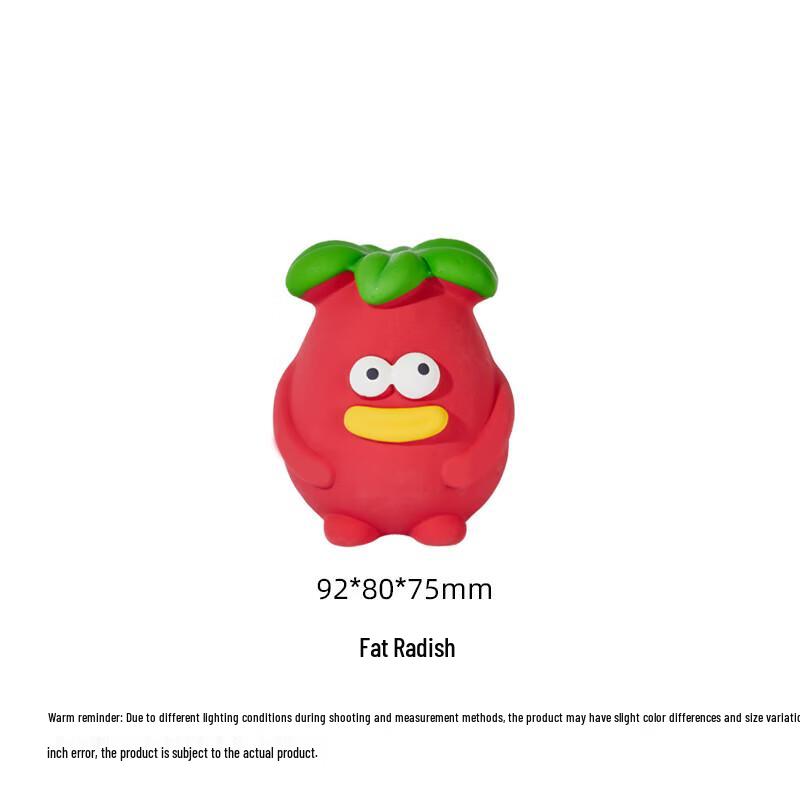 Squeaky Latex Fruit & Vegetable Dog Toy