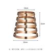 Restaurant Catering Buffet rack Tier Stainless Steel Display Cake Stand Luxury Gold Dessert Food Tea cake decoration accessories