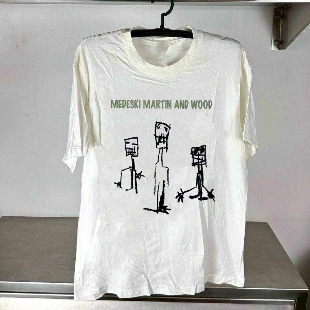 

Подарок участнику группы Medeski Martin & Wood Смешная белая футболка от S до 5XL Концертная футболка CA005 Унисекс S