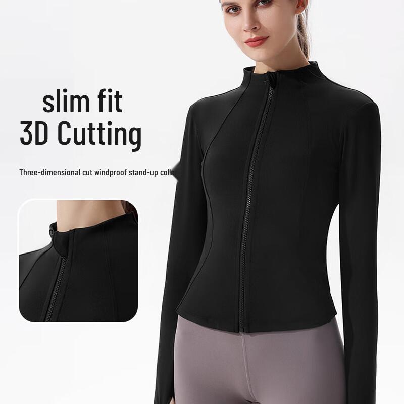 Women's Quick-Dry Slim-Fit Long Sleeve Yoga Jacket