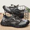 Outdoor Walking Shoes for Men Summer Mesh Camping Climbing Off Road Breathable Anti Slip Anti Hiking Wading Shoes Man