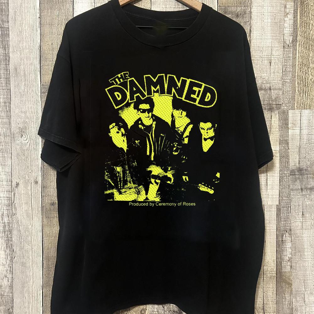 The Damned Black Cotton All size S-345XL Unisex Shirt Retro Unisex T-Shirt S