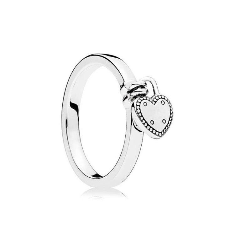 White Series Original 925 Silver Women Finger Rings for Women Silver Daisy Rose Mom Heart Zirconia Stone Luxury Jewelry