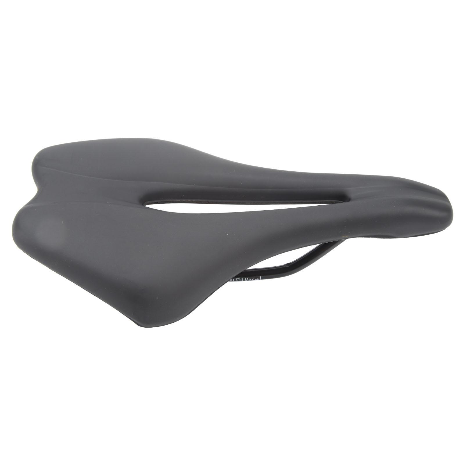 Bike Saddle Soft Thickened Breathable Replacement Hollow Bicycle Cushion for Mountain Road Bikes Black