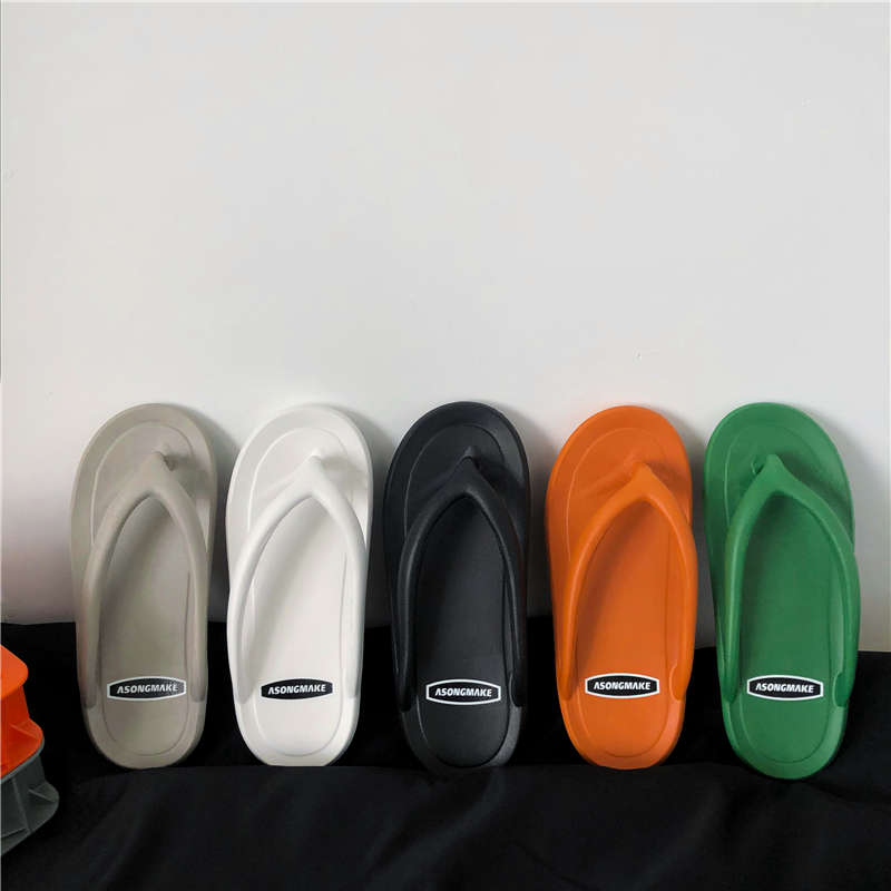 High Quality Men's Home Slippers Non Slip Comfort Summer Shoes For Women Sandals 2024 Couple Walking Breathable Flip Flops CN