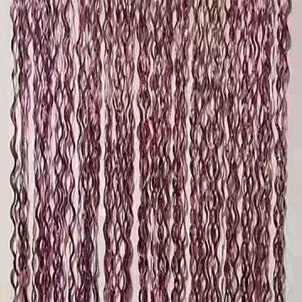 Fashion Tinsel Foil Fringe Curtains Wavy Teal Blue Tinsel Backdrop  Under The Sea Party