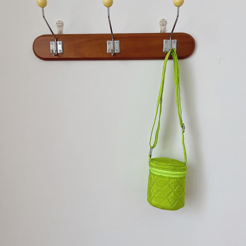 

Fashionable Mini Water Bucket Bag For Little Girls Durable Canvas With Unique Design зелений