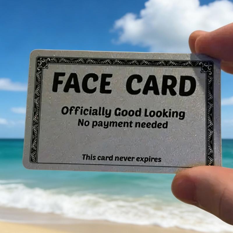 Humorous Look Based Discount Card PVC Funny Autism Excuse Card For Discounts Trendy Venues Corporate Event
