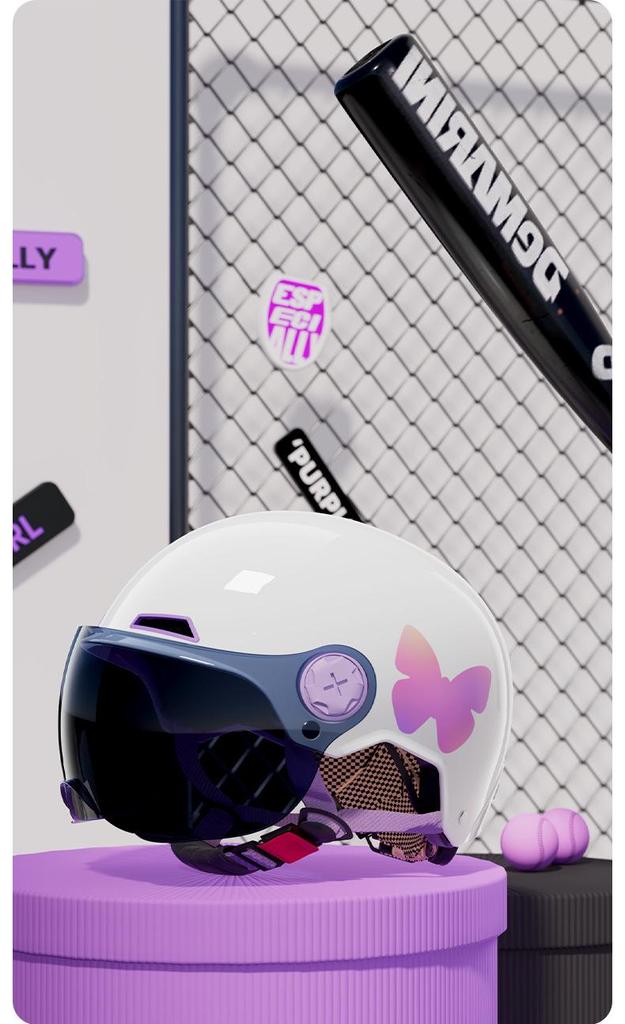 3C Certified Women's Electric Vehicle Helmet: Retro, All-Season, Winter Warmth for Motorcycles & Scooters