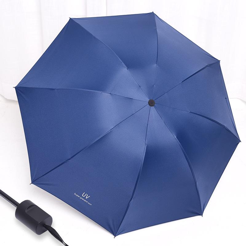 Custom Logo Dual-Use Automatic Umbrella: Rain or Shine, Folding, Sunscreen Shade, Perfect for Gifts and Advertising