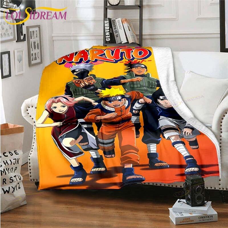 3D Printed Naruto Art Fleece Blanket for Beds Hiking Picnic Thick Quilt Fashionable Bedspread Fleece Throw Blanket