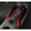 Red Interior Gear Shift Panel Trim For TOYOTA COROLLA -