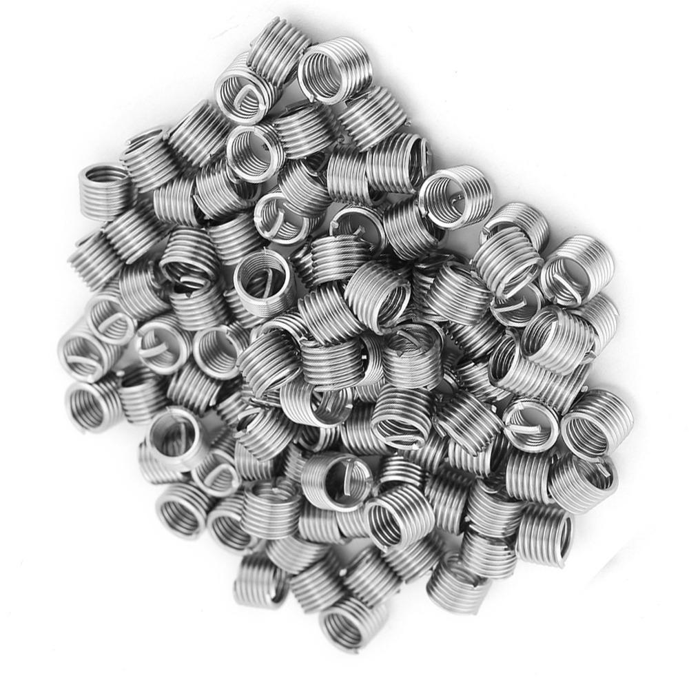 100pcs Metric Thread Helicoil Kit Precision Fit Wire Thread Sleeve  Stripped Thread Fixing