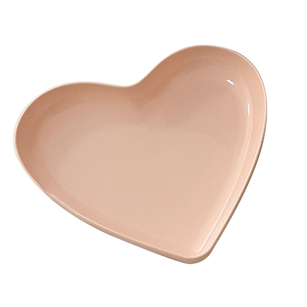 Serving Platter Heart Shape Dinner Plate Plastic Easy To Clean Versatile Kitchen Dinnerware for Party Gathering Wedding