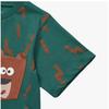Stella Mccartney Tt8p71 Z1394 719ma Lightning Bolt Print Teddy Bear Chest Pocket Kids Short Sleeve Tee