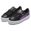 Puma Platform Trace Thick Sole Sports Low Top Sneakers Women Sneakers Black Purple 366109-05