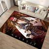 Piratenstil Teppich mit Jack Sparrow Design 1Dekorativer Teppich für Heimdekoration Geeignet für den Einsatz als Anti-Rutsch 1 für 1Zimmer und Schlafzimmer Sofas