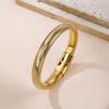 Hohe Qualität Wasserdicht Anti-Allergie Herren Damen Gold Silber Einfach Vielseitig Magnetverschluss Edelstahl Armband Armreif