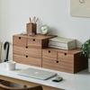 Wooden Storage Box Bedroom Desktop Storage Drawer Dressing Table Jewelry Organizing Box Modern Home Organization Accessories