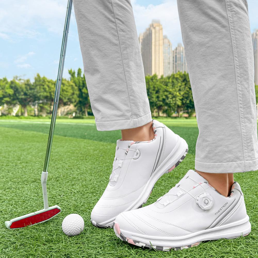 2026 New Women's Professional Golf Shoes Outdoor Professional Training Golf Nailless Anti Slip Leisure Walking Shoes