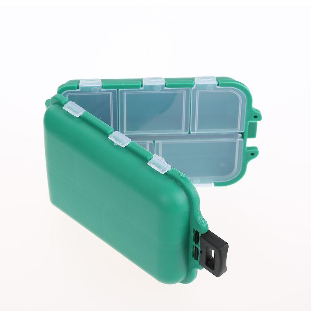 Case 10 Compartments Hook Bait Storage Box Fishing Tackle Boxes Fishing Tools Fishing Lure Tackle