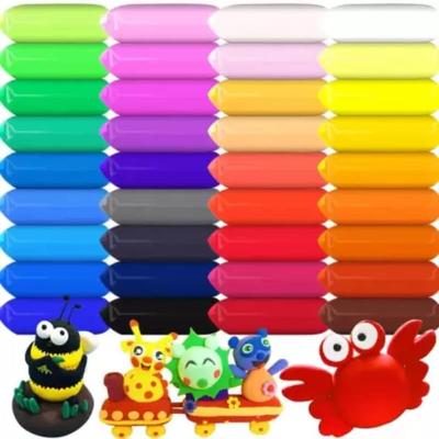 Eclet (Pacote de 12) Argila de Secagem ao Ar, Massa de Modelar Macia Colorida para Crianças, Artesanato Artístico Criativo, Presentes Para Crianças-Multicor. Não tóxico