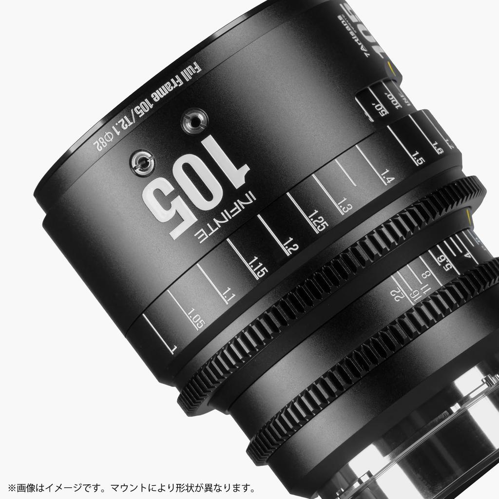 7artisans INFINITE 105mm Cinema Canon EF Single Manual Medium Large for Shooting T2.1 Lens, Mount, Full-Frame, Focus, Focus, Telephoto, Aperture,