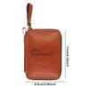 Carrying Case Lure Wallet Bag PU Leather Fishing Bag Outdoor Sports Jig Spinner Bag  Fly Fishing