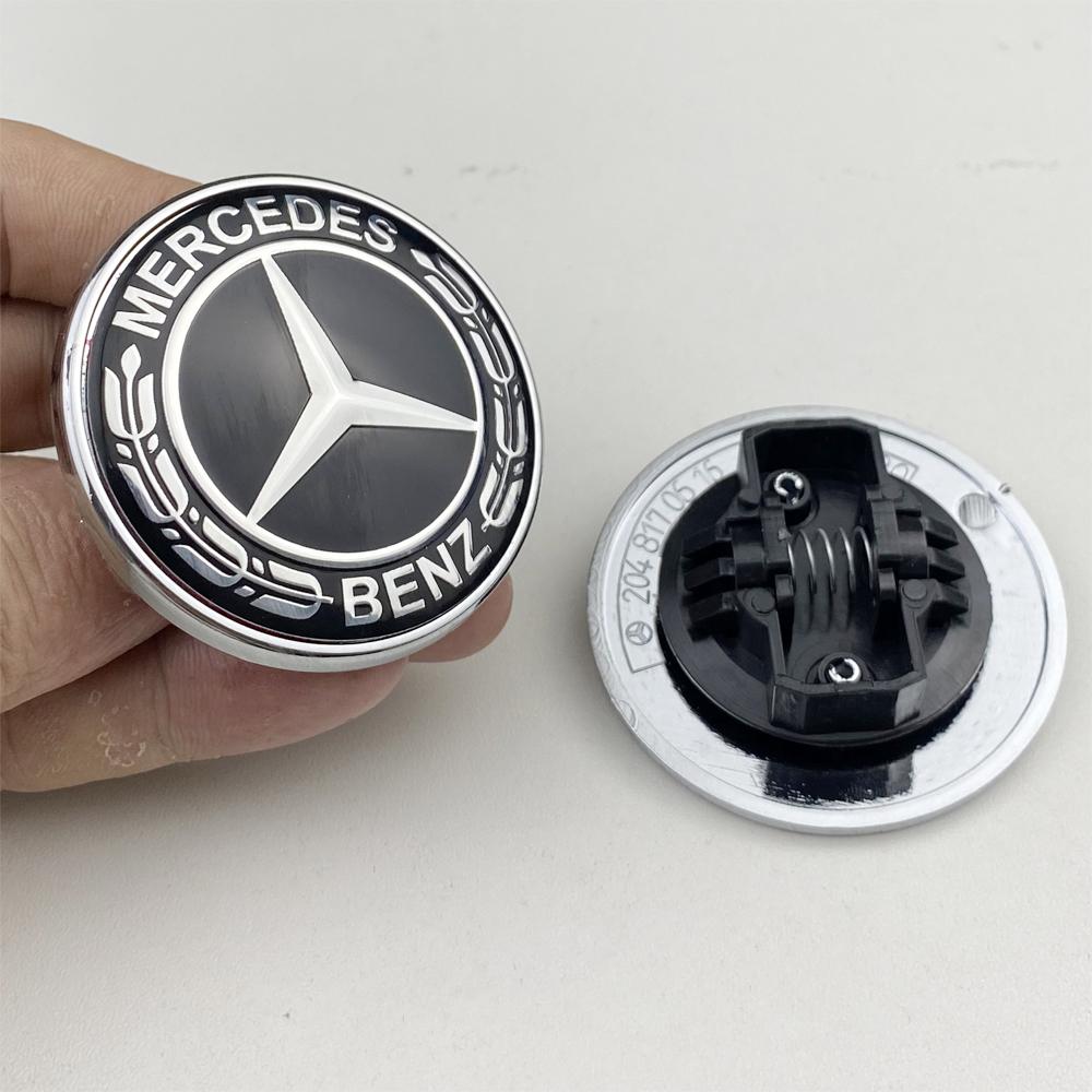 

1pcs 57mm Car Front Hood Emblem Badge Bonnet For Mercedes Benz W204 W205 W212 W213 W221 W177 W246 GLA GLC CLA Car Accessories