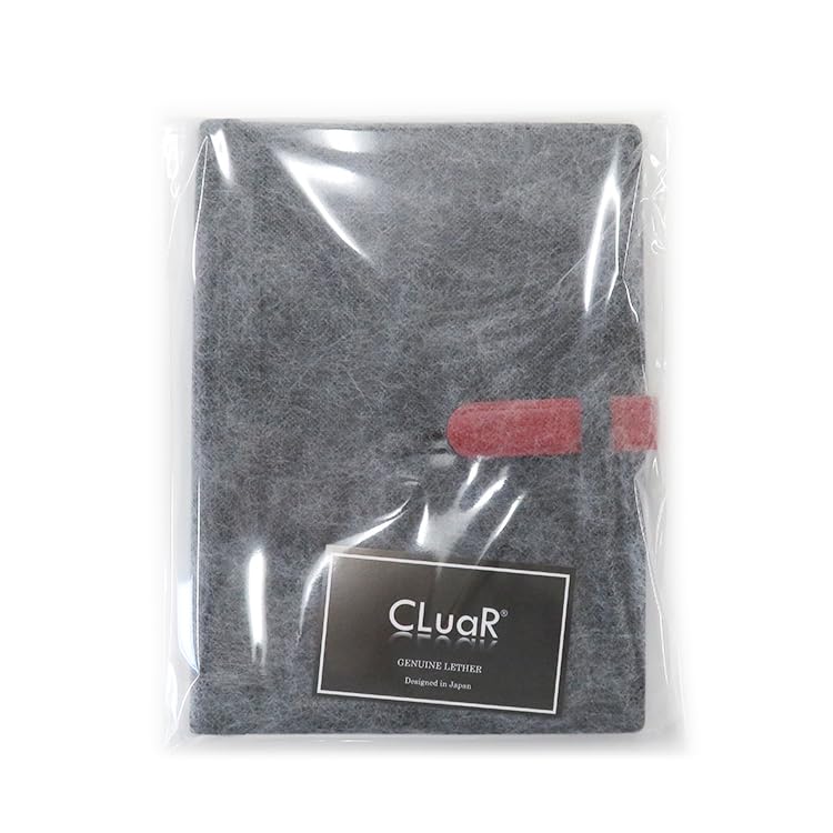 A5 Size Notebook Cover with Genuine Cowhide Design Size Black x Red (Seal Al) Belt, Leather, Two-Tone (No Personalization, 13. (Black Spine))