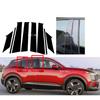 8PCS Glossy Black Pillar Post Fit For Nissan Kicks P15 2018 2019 2020 2021- 2023 Window Door Cover Trim Decoration Stickers