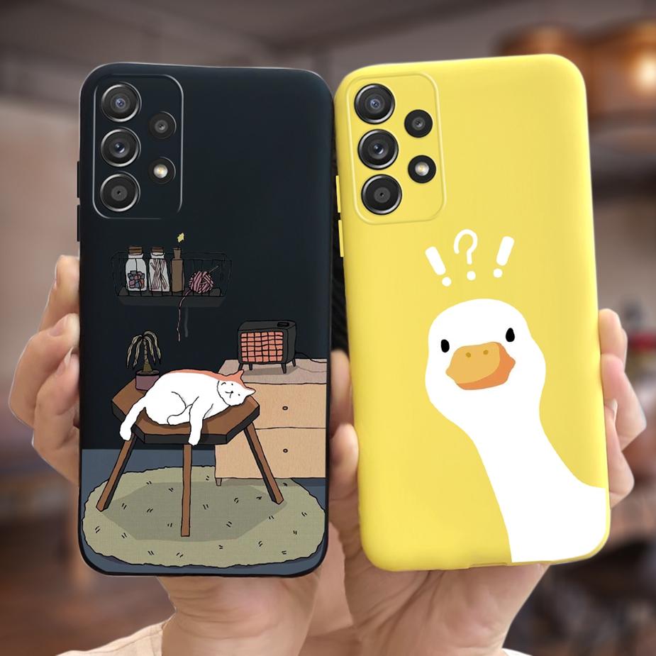 For Samsung Galaxy A32 Case A52 A52s A72 Stylish Painted Cover Soft TPU Phone Case For Samsung A32 Galaxy A52 A52s A72 5G Bumper