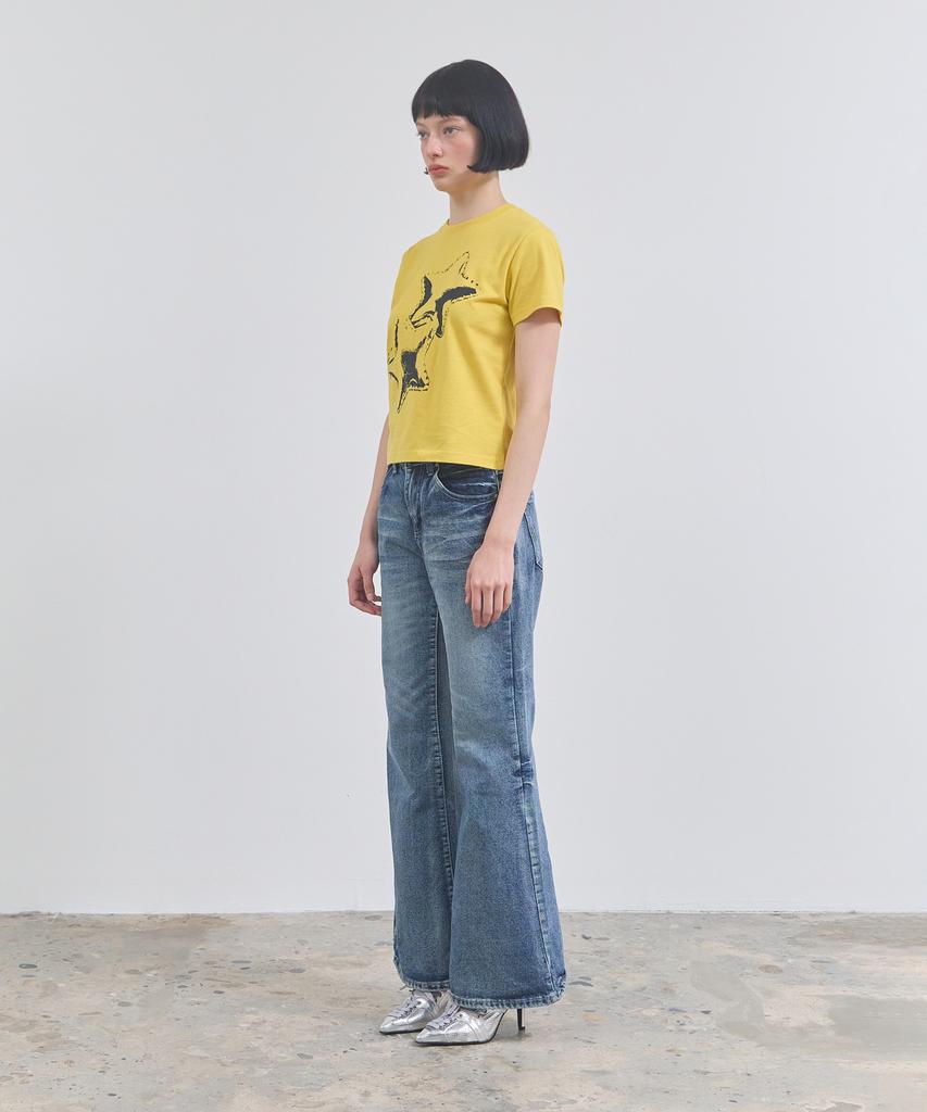 Eikyueikyuhauseukeulleob Twin Star T-Shirt [Yellow]
