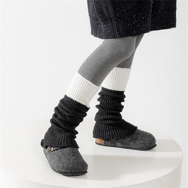 Children's Sweet Leg Warmer Cosy Knitting Fabric Breathable & Stackable for Baby Girls 3 to 13 Year Socks Sleeve