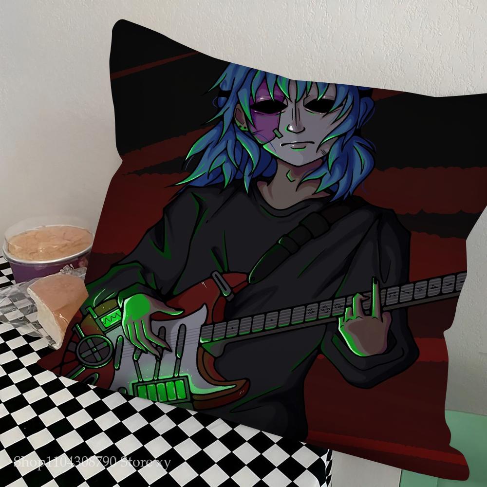 Game Sally Face Pillow Case Square Pillow Bedroom Sofa Leisure Comfort Cushion Car Living Room Home Decoration