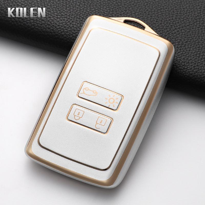 

Tpu Car Key Case Cover Shell Fob For Renault Koleos Kadjar Captur Megane Clio Scenic Talisman Arkana For Dacia Sandero Keychain