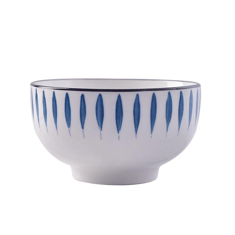 Modern Minimalist Non-slip Ceramic Rice Bowl Set