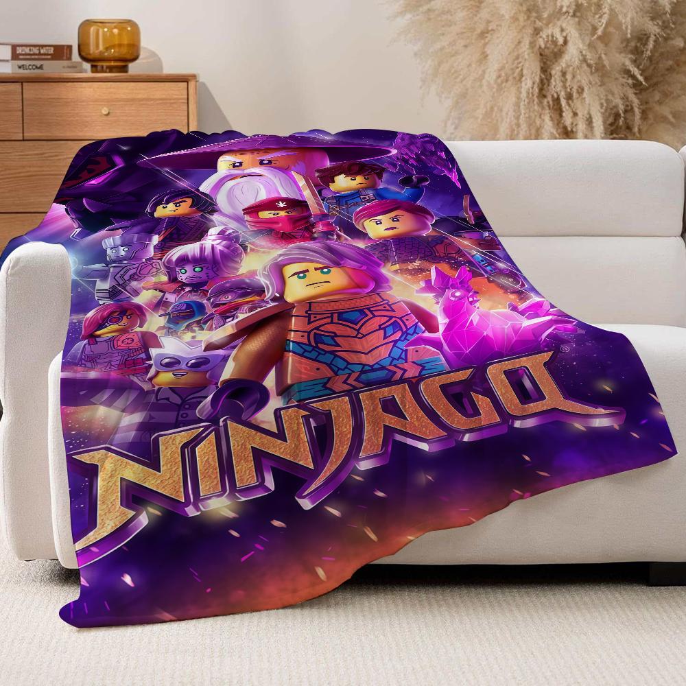 Cartoon cool N ninjago L LegoS Blanket For Sofa Office Bed Plane Travel Sleep Read Relax Camping Soft And Warm