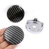 Carbon Black 57Mm 58Mm Car Wheel Hub Center Caps Auto Rim Dust-Proof Cover Emble