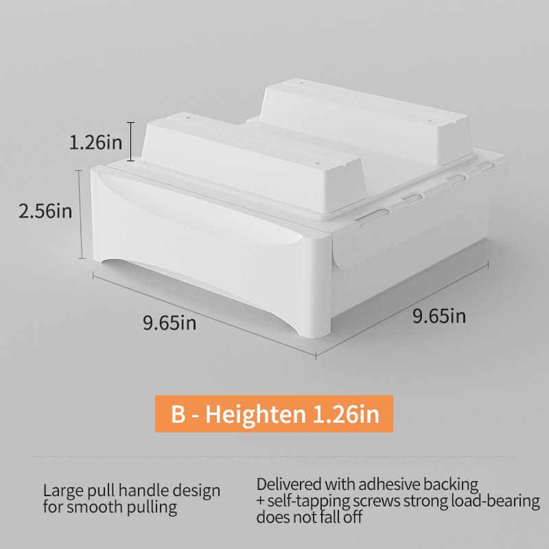 Small Under Desk Storage Cabinet with Mobile Pedestal, Hidden Drawer and Cable Management for Efficient Workspace Setup