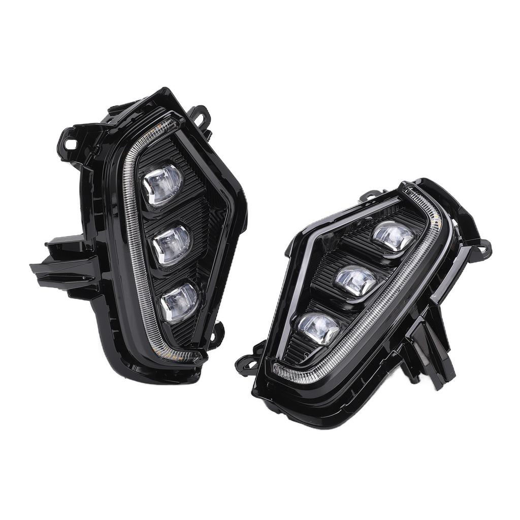 2pcs Front Bumper Fog Light LED DRL Daytime Running Lamp Waterproof Replacement RAV4 2019?2021 DC